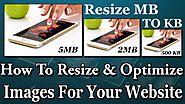 How To Resize Image And Optimize Large Images For Your Website - 2019