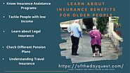 Insurance Benefits for Older People | Of the Day Quest