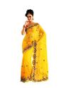Utsav Yellow Designer Party Wear and Wedding Wear Saree