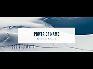 Power of Name | Name Numerology 2019 | Sachinn S Sharma