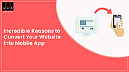 Incredible Reasons to Convert Your Website into Mobile App -