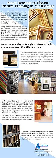 Some Reasons to Choose Picture Framing in Mississauga