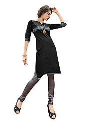 Black kurti for office and college wear