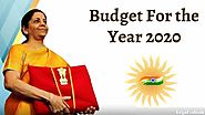 Budget For the Year 2020 | Blogs