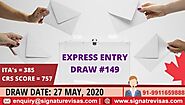 Canada's Latest Express Entry Draw with high CRS Score of 757