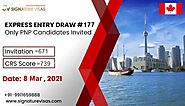 Recent Express Entry Draw Selected 671 PNP Candidates on Mar 8, 2021