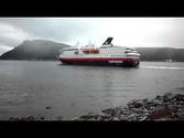 Hurtigruten leaving Nesna (Norway Cruise)