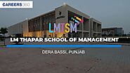 LM Thapar School of Management- Interview with Dr. Padmakumar Nair, Director on Admission, Cutoff