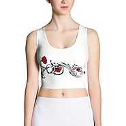 Crazy for Roses Crop Top
