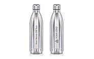 Customised Silver Steel Hot and Cold Water Bottle (750Ml)