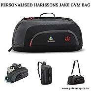 Custom Personalised Harissons Jake Gym Bag with Logo Printed
