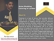 Asian Wedding Catering in London