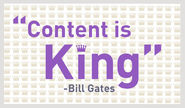 Content as the King of SEO Market! -
