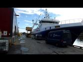 Stamsund, Norway - Sept. 15, 2013 - Offloading Fresh Fish at the Docks