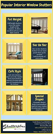 Popular Interior Window Shutters |