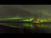 Aurora Borealis, Northern Lights, in Trondheim, Norway, October 2013