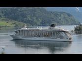 Cruise Ship "The World" in Ulvik, Norway