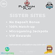 Platinum Play - Live casino games with CA$800 bonus.