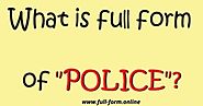 POLICE full form-compleate meaning of POLICE