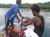 Fishing on the way from Pentecost island to Ambrym island.
