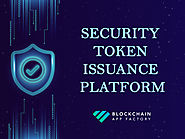Security token issuance platform