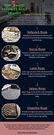 Top 5 Most Favorite Rugs Brands to Shop For