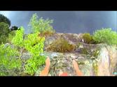 Jumping off the 12 metre rock at farvann Kristiansand Norway