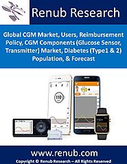 Global CGM Market, Users, Reimbursement Policy, CGM Components Market, Diabetes (Type1 & 2) Population, & Forecast