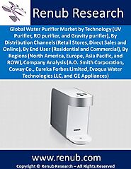 Water Purifier Market Global Forecast by Technology, Distribution Channels, End User, Regions, Company Analysis