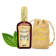 O4U 100% Fresh, Natural & Organic undiluted Peppermint Essential oil for Aromatherapy, Moisturizing Skin, Hair & Face...