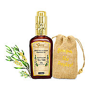 O4U 100% Fresh, Natural & Organic undiluted Tea tree Essential oil for Aromatherapy, Moisturizing Skin, Hair & Face Care