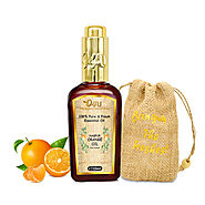 O4U 100% Fresh, Natural & Organic undiluted Orange Essential oil for Aromatherapy, Moisturizing Skin, Hair & Face Care