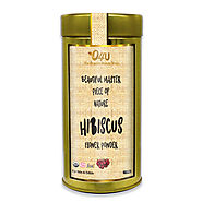 O4U 100% Natural Organic Hibiscus Powder for Face and Hair Care - 100g