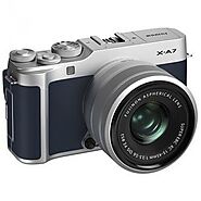 Buy Fujifilm X-A7 Kit With 15-45mm (Navy Blue) In Canada