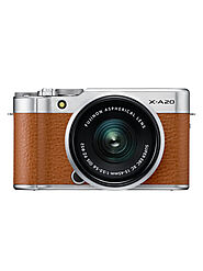 Buy Fujifilm X-A20 Kit with 15-45mm Brown In Canada