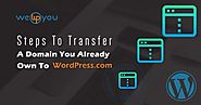 Transfer domain name to WordPress