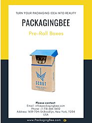 Custom Pre-Roll Packaging Boxes