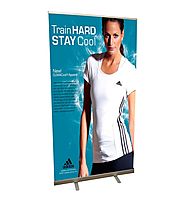 Exclusive Telescopic Banner Stand For Trade Show Only At Display Solution