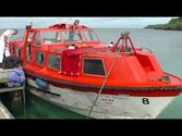 Palau Koror island, Palau Pacific Resort tendering in harbour - Kreuzfahrtschiff tendern Palau