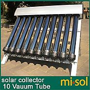 Calentador solar MISOLIE Technology de 10 tubos al vacio - US $171.71