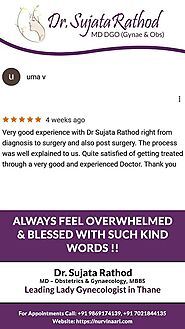 Thanks To Dear Patients For The Positive Feedback & Trust !! Gynecologist In Vartak Nagar Thane West