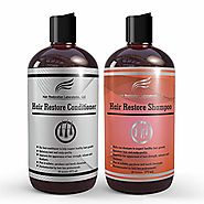 Hair Restoration Laboratories Hair Restore Shampoo and Conditioner Set, DHT Blocker to Prevent Hair Loss, Sulfate Fre...