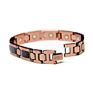 Carbon Magnetic Copper Bracelet | ALPHA™ mens