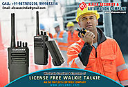 License Free Walkie Talkie for Construction Industry suppliers dealers exporters distributors in Delhi, NCR, Noida, P...