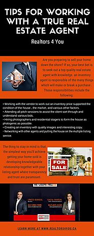 Tips for Working with a True Real Estate Agent