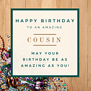 Best Birthday Messages for Cousin - Most Lovable
