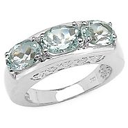 Shop aquamarine rings for women