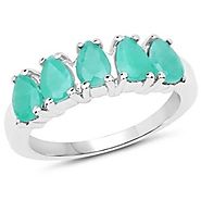 Buy emerald gemstone rings online