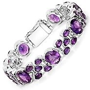 Shop stunning amethyst gemstone bracelets online