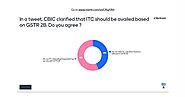 ITC Claim -GSTR2b Survey